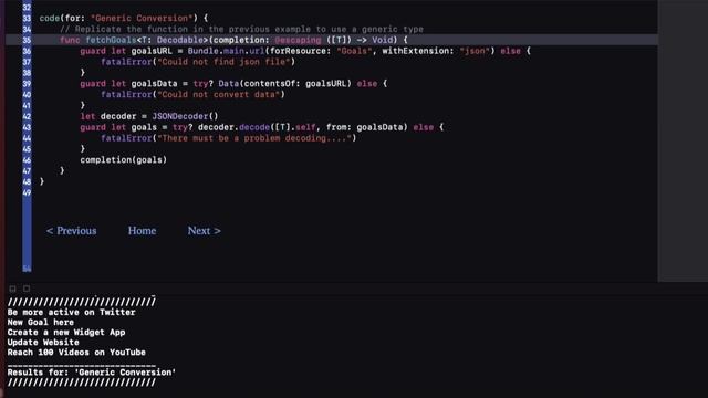 Introduction to Generics in Swift смотреть онлайн