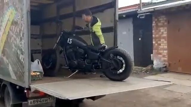 Honda steed 400. Проект от Bobber garage CUSTOMSHIZA. смотреть онлайн