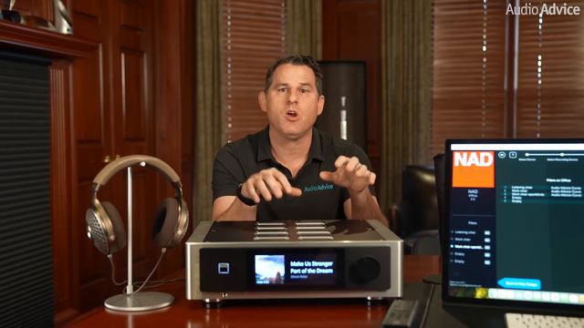 NAD Masters M66 BluOS Streaming DAC-Preamplifier - 4 Independent Sub Outs & Dirac Live Bass Control