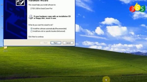 How to install Z-TEK USB1.1 to RS232 Convert Connector driver obdii365
