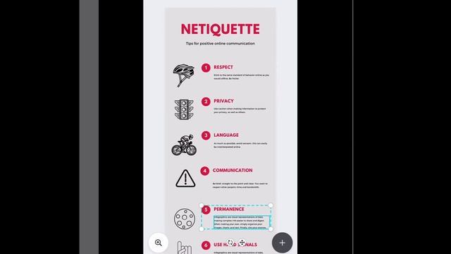 How I Made My Infographic Netiquette in Canva смотреть онлайн
