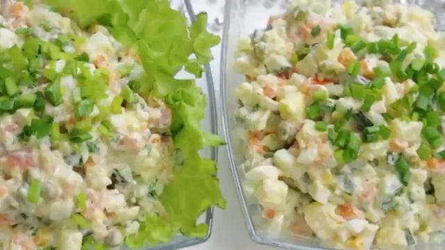 Мировой Салат, Вместо ОЛИВЬЕ! ДВА Оригинальных рецепта Популярного Салата/ А-ля Оливье смотреть онлайн