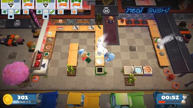 Overcooked! 2 с мисс бабулей смотреть онлайн