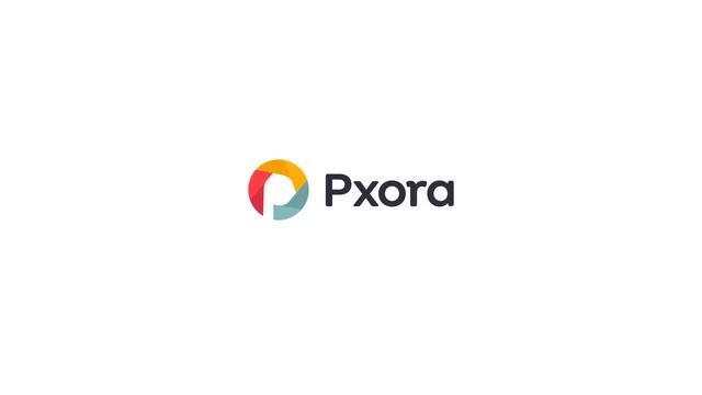 Pxora logo Lottie JSON animation смотреть онлайн