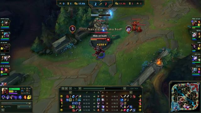 SKT T1 Faker ZED Mid Vs Lulu Patch 5.17 |  League Of Legends