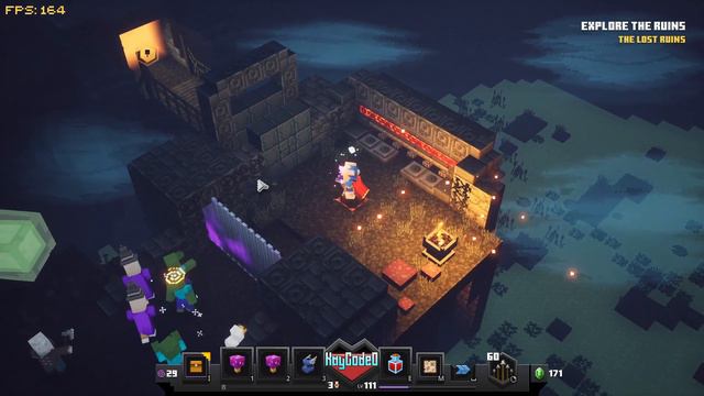 Speedrun Soggy Cave! Cheat Minecraft Dungeons смотреть онлайн