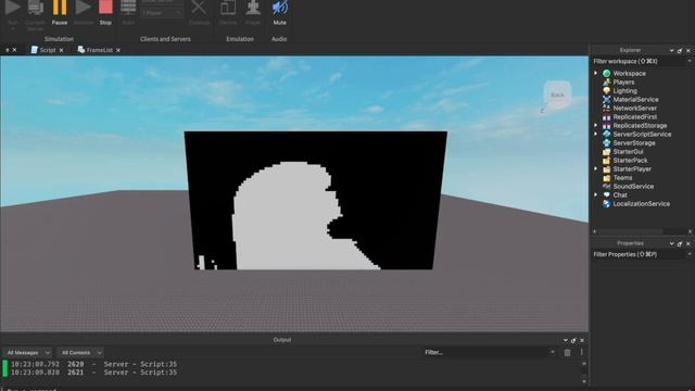 Bad Apple!! Played with five thousand Roblox bricks смотреть онлайн
