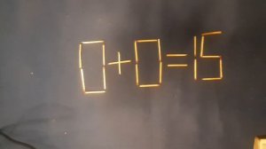 0+0=15.Переставьте 2 спички#puzzle #головоломка#matchpuzzle#rompecabezas#сірники