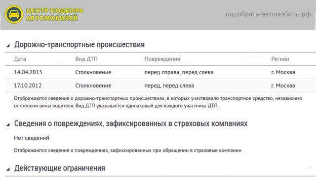 Проверка истории авто перед покупкой смотреть онлайн