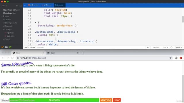 Sass Mixins - Operators - Functions смотреть онлайн