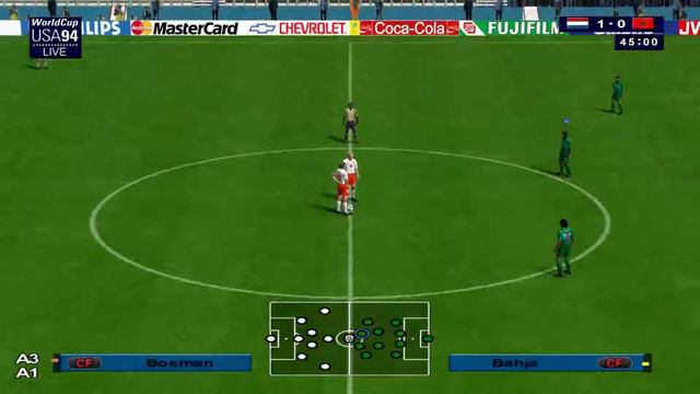PES6 1994 FIFA World Cup - Morocco vs. Netherlands @ Citrus Bowl (Group F) смотреть онлайн