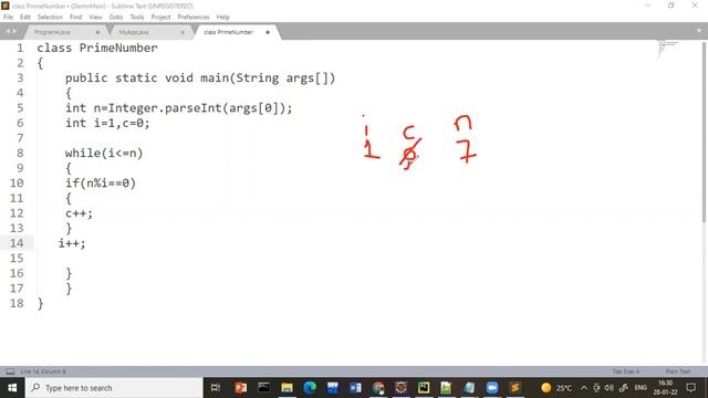 Prime number logic in java | java tutorial for beginner| prsoftwares смотреть онлайн