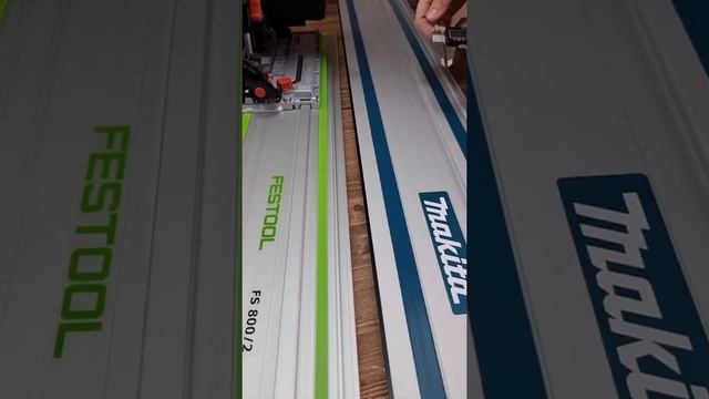 Чем отличаются шины для погружных пил Festool и Makita.