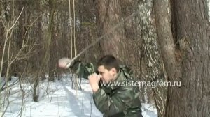 Бойцовский клуб ГРОМ.  Упражнения на самосопротивление с верёвкой