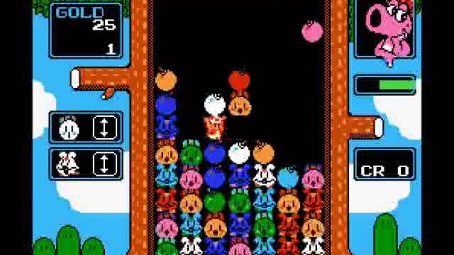 (NES) Wario's Woods - Playthrough Run (All Rounds & Boss)