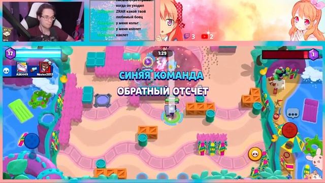 Играем в Brawl Stars | Вечерний стрим | смотреть онлайн