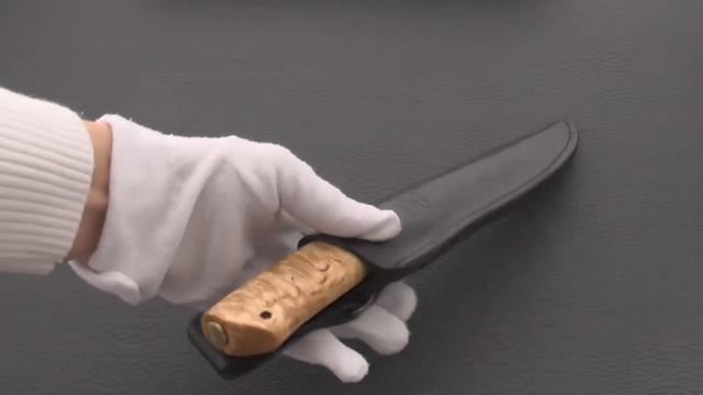 Нож Бекас (Карельская береза, 100Х13М) - nozh74.ru смотреть онлайн