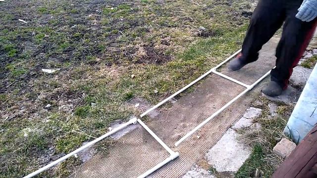 ?Арка из п/п труб за час своими руками. ?Быстро и не дорого!