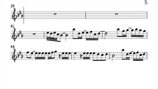 Ocean Deep ALTO FLUTE Sheet Music Backing Track Play Along Partitura смотреть онлайн