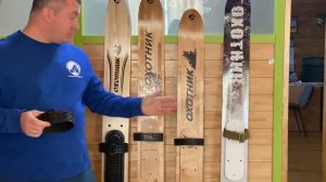 Обзор крепления (носковой ремень) для охотничьих лыж.