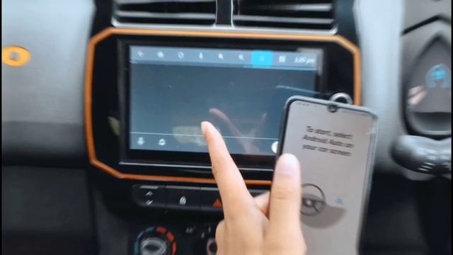 YouTube on Android auto in kwid climber automatic смотреть онлайн