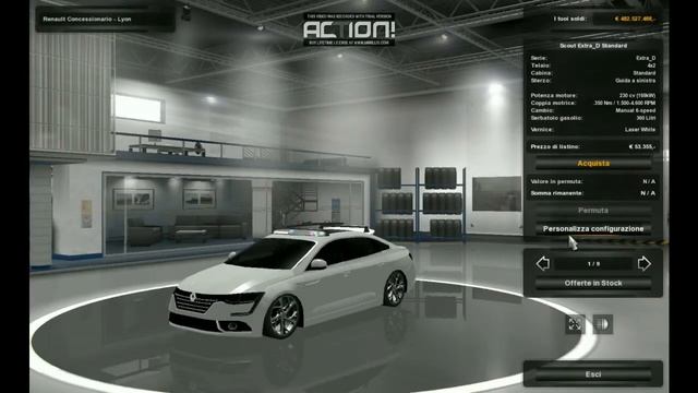 ETS2 MOD RENAULT TALISMAN 2017 смотреть онлайн