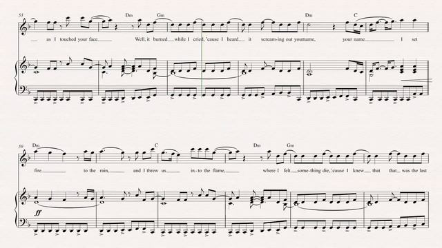 Soprano Sax - Set Fire to the Rain - Adele Sheet Music, Chords, & Vocals смотреть онлайн