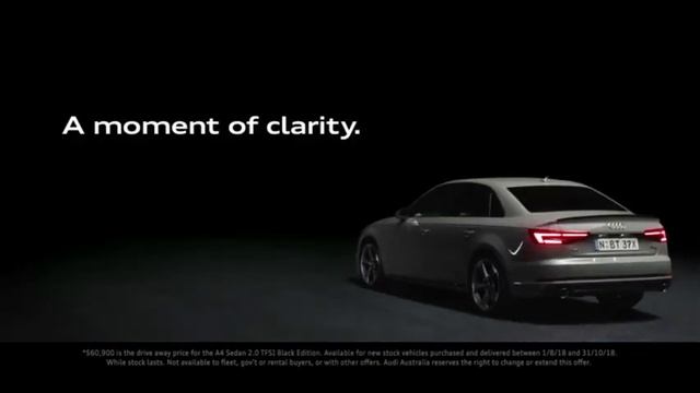 A moment of clarity - Audi A4 Sedan 2.0 TFSI Black Edition смотреть онлайн