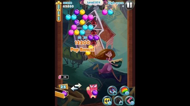 Bubble Mania Level 974 ⭐️⭐️⭐️ смотреть онлайн