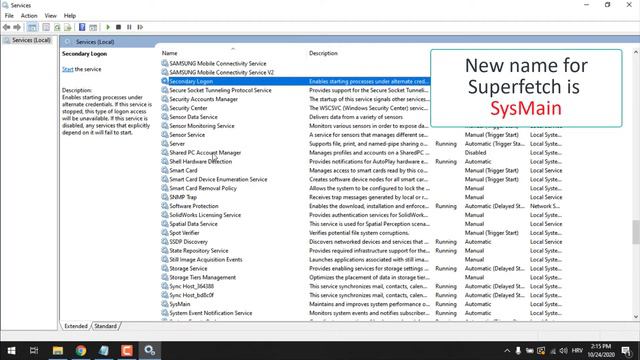 Can’t Find Superfetch? The Name Has Been Changed | Windows 10 смотреть онлайн