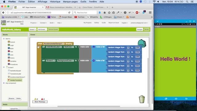 Hello World - Programmation de l'application смотреть онлайн