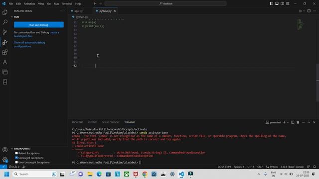 VS Code || Overview || Installation || Debug a Python File смотреть онлайн