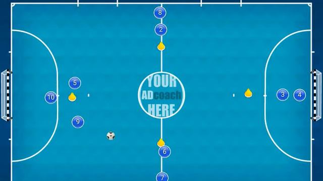 One touch pass 004.5. На третьего через стенку на ход. 9 игроков смотреть онлайн