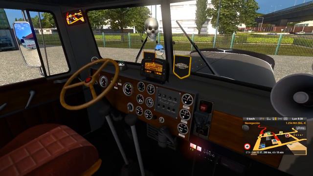 Peterbilt 351 + Interior | Cargas Americanas | Euro truck simulator 2 | 1.21 - 1.22 смотреть онлайн