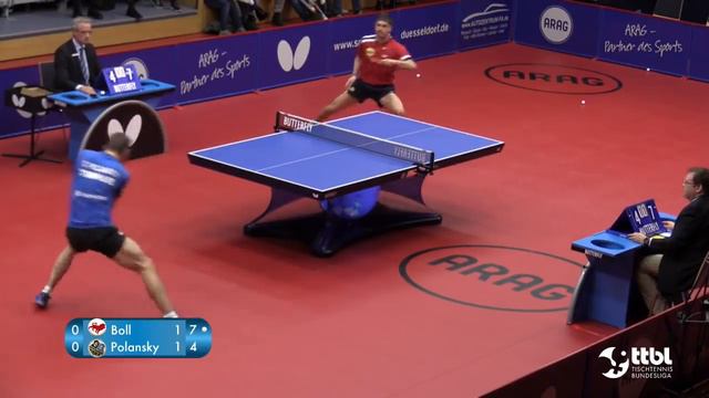 Timo Boll vs Tomas Polansky (TTBL Selected) смотреть онлайн