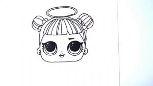 ?Как нарисовать куклу ЛОЛ Сахарок