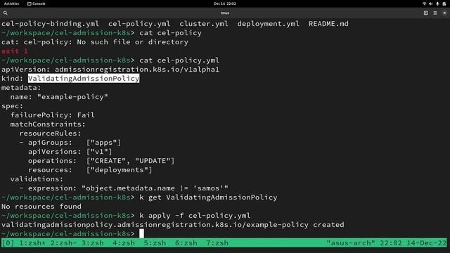 K8s Validating Admission Policy AKA CEL Admission Hands-on Tutorial New in 1.26 смотреть онлайн