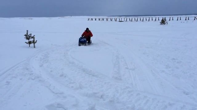 Федор Конюхов на мотобуксировщике ПОМОР-380/1250 6,5 л/с смотреть онлайн