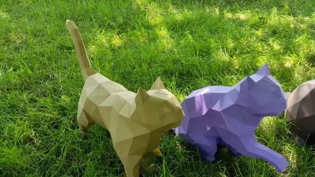 Cats Papercraft/коты паперкрафт