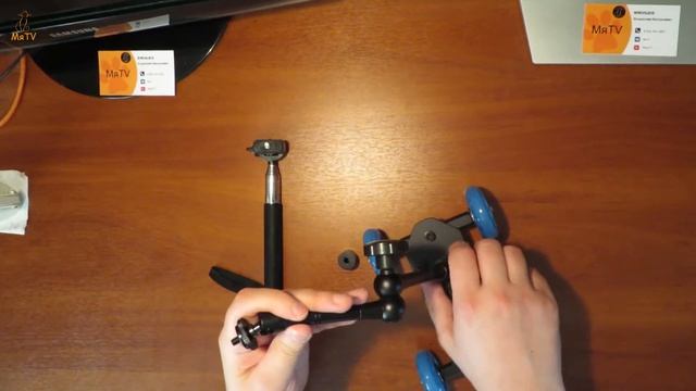 Распаковка тележки для фотокамеры с AliExpress // Table photography dolly, AliExpress смотреть онлайн