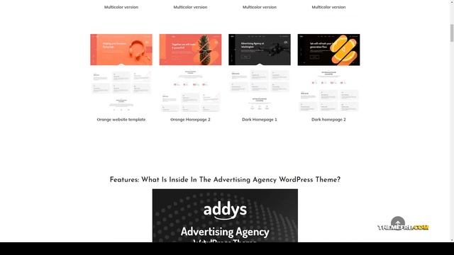 Addys - Advertising Agency WordPress Theme advertising 10 Yuma смотреть онлайн