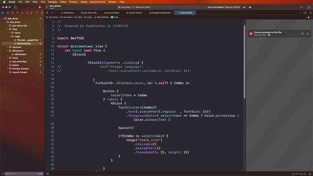 #1 SwiftUI Taxi App : Splash, Language, Welcome, Mobile Sign-In | MVVM Pattern смотреть онлайн