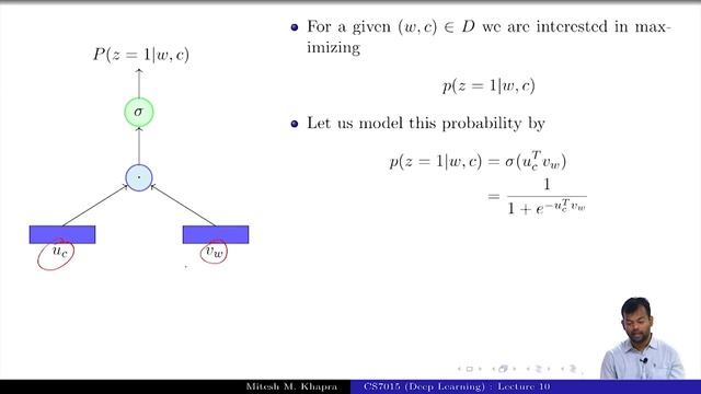 Deep Learning(CS7015): Lec 10.5 Skip-gram model смотреть онлайн