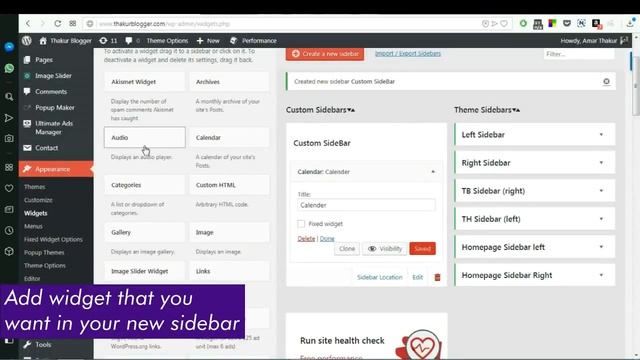 How to Add Custom Sidebar in Wordpress? смотреть онлайн