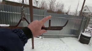 Обзор треноги для разделки туши просенка.