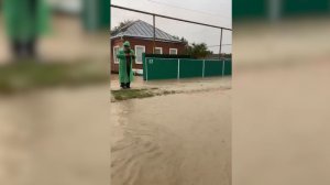 Сильные ливни в Адыгее привели к затоплению аула Ходзь