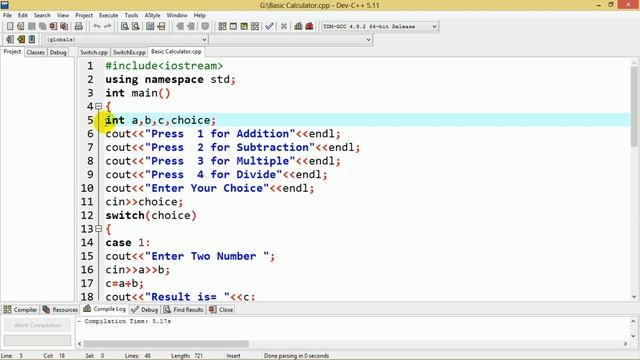 Switch Statement in C++ | example of switch statement | C++ Programming Tutorials | Hindi #5 смотреть онлайн