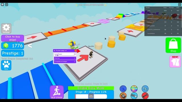 Roblox Mega Easy Obby Script - Complete All Stages GUI & More 2022 смотреть онлайн