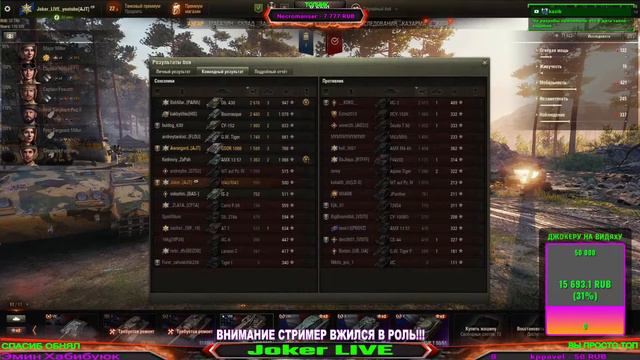 WOT РОЗЫГРЫШ ✮ 90 Дней ПРЕМА ✮  В Танках  / стрим World Of Tanks