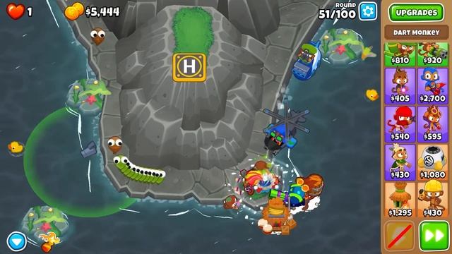 Wheel of Fortune Day 2 - Bloon Exlcusion Zone and Absolute Zero on Peninsula! - Bloons TD 6 смотреть онлайн